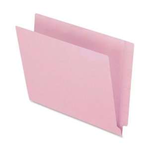  End Tab File Folder,3/4 Exp.,11 pt.,Letter,100/BX,Pink 