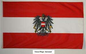 Fahne ÖSTERREICH Wappen Adler Austria Flagge 90x150 cm  