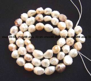 natural pink white freshwater Pearl loose Beads 15 new gemstone 