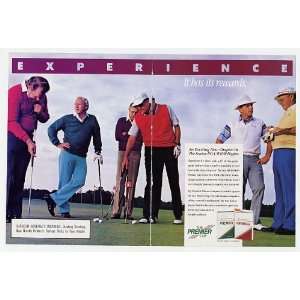   Premier Cigarette Premier Cup Golf 2 Page Print Ad (4332) Home