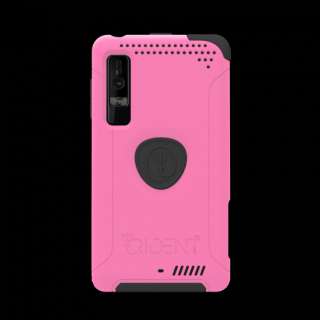 New Trident Aegis Pink Black Case for Motorola Droid 3 FREE GIFT 