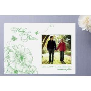  Garden Vignette Save the Date Cards Health & Personal 