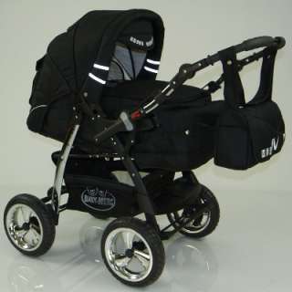 S4 * KOMBI KINDERWAGEN + BUGGY + BABYSCHALE * lux4kids  