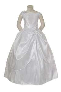   Pageant Dress Formal 1st Communion dress size 4 6 10 12 14 16 White