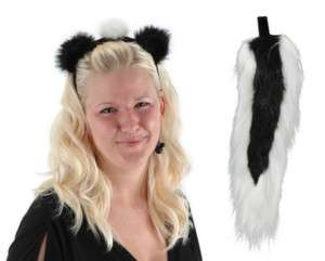 Costume Set SKUNK EARS & TAIL pepe le pew lil stinky  