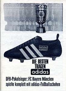 Adidas DFB Pokalsieger FC Bayern München  Werbung von 1966   