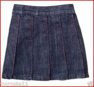   Fall Homecoming Jean Skirt With Attached Bloomers, NWT, Size 8  