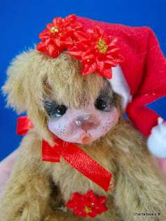 Neena, OOAK Christmas Edition Teddy Bear by Artist Chantal Bears 