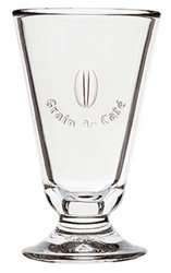 La Rochere Coffee Glass Grain De Cafe 8.5 oz Case 6 NEW  