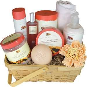    Papaya Strawberry Asquith Luxury Bath and Spa Gift Basket: Beauty