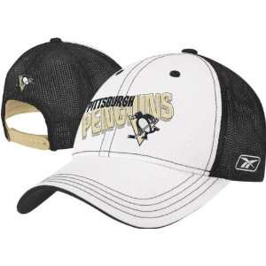   Penguins Mesh Back Trucker Adjustable Hat: Sports & Outdoors