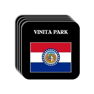  US State Flag   VINITA PARK, Missouri (MO) Set of 4 Mini 