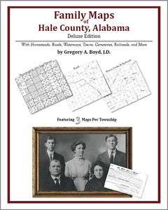 Family Maps Hale County Alabama Genealogy Plat History  