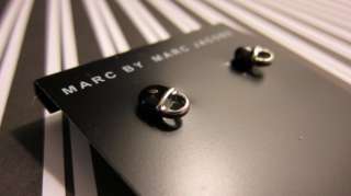 Marc By Marc Jacobs Silver Lock Stud earrings  