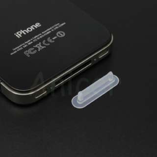 PCS Silicone Anti dust Dock Earphone Cap Plug for iphone 4