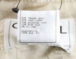 Chanel Beige, White & Lavender Woven Check Blazer Jacket Size 36, 01P 