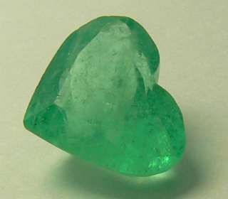 74carat Natural Colombian Emerald Heart Shape  
