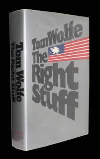 title the right stuff signed author wolfe tom