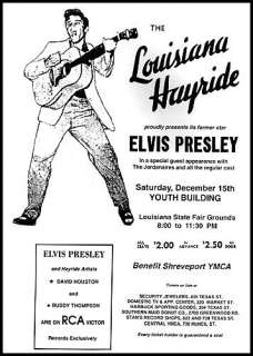 ELVIS AT THE LOUISIANA HAYRIDE NEW SOFT COVER BEAUTIFUL  
