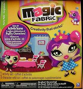 New MAGIC FABRIC Character Refill Kit PARTY PALS  