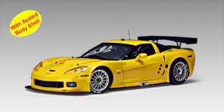 18 Chevrolet Corvette C6R Yellow Race Car Diecast LE  