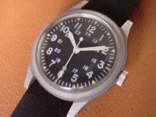   Hamilton Military Wrist Watch . GG W 113  Hack Set  