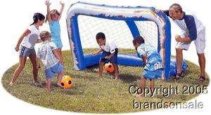Large Inflatable Portable Outdoor Soccer Goal Game Net  