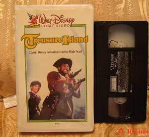 Walt Disney Original Release Treasure Island VHS VIDEO  