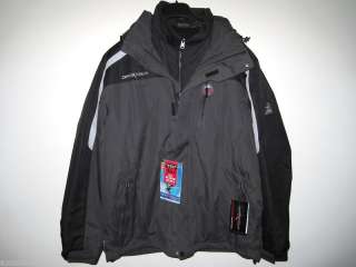 Zero Xposur 3in1 Mens Weatherproof Jacket Coat $180 XLT  