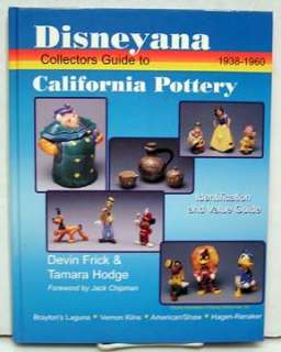 1998 DISNEYANA Collectors Guide to CALIFORNIA POTTERY  