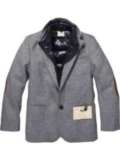 Scotch Shrunk Jungen Weste tweed blazer with inner bodywarmer 90/10 