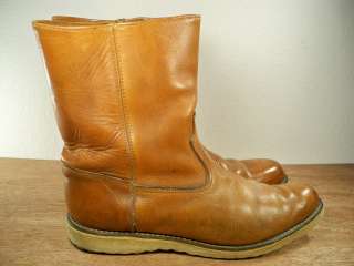  MADE IN USA Leather Pull On Sport Hunting Work Mens Crepe Boots 