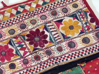 Tribal Embroidery Ethnic Vintage Indian Decor Valance  
