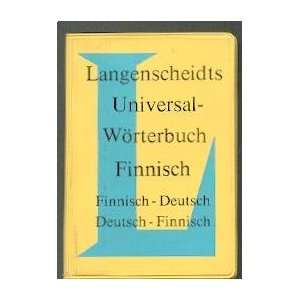 Langenscheidts Universal Wörterbuch Finnisch. Finnisch   Deutsch 