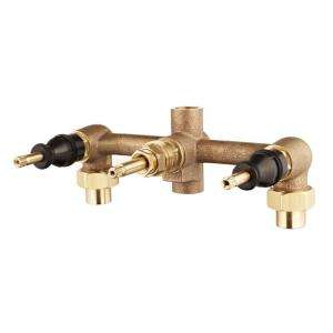   in. Fixed Brass 3 Handle Valve Body 01 31XA at The Home Depot