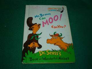 Mr. Brown Can Moo Can You Dr. Seusss Wonderful Noises 9780394806228 
