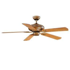 AireRyder Silver Medallion 52 in. Dual Mount Fan Tuscan Bronze 