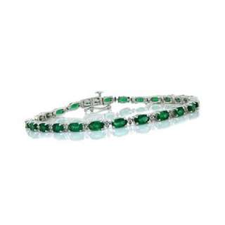 Mytreasurez Echter smaragd armband mit Diamanten, 8,50 ct, in 14 kt 