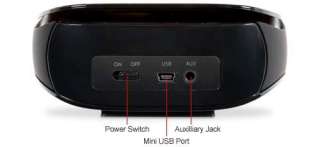   Aux output, Micro USB Rechargeable, Black 