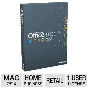 Microsoft Office for Mac Home and Business 2011   1 User at 