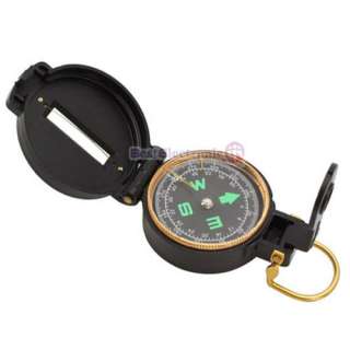 New Military Hiking Camping Pocket Compass Lensatic ABS  