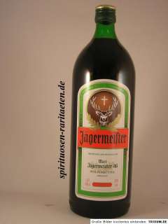 Jagermeister 1L Jägermeister round Bottle Jaegermeister  