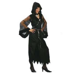 Damen Kostüm Black Widow, schwarz, Einheitsgröße  Halloween Vampir 