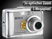 Maginon 5 MP Digitalkamera mit 3 fach optischem Zoom 4006905012007 