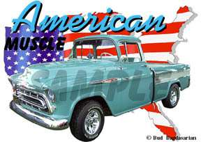 You are bidding on 1 1957 Green Chevy Cameo Pickup Truck Custom 