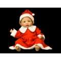 Weihnachtskostüm Weihnachtskleid Baby Mädchen 2 tlg. bis 12 Monate 