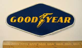 Large 8 Vintage GOODYEAR TIRES Good Year Racing PATCH  