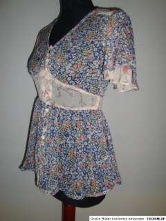 Primark Chiffon Kleid Tunika Bluse Vintage 36 38 40 Neu  