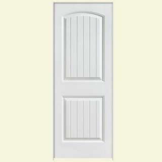 Masonite Safe N Sound 32 in. x 80 in. x 1 3/8 in. Wood White Cheyenne 