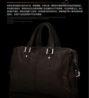   Leather Tote Handbag Simple Business Briefcase Laptop Purse BAG 14